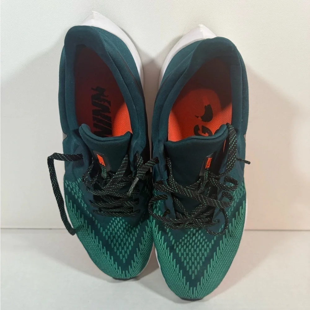 Nike Zoom Winflo 6 Midnight Turquoise Green Men's Shoe Size 12 AQ7497-300